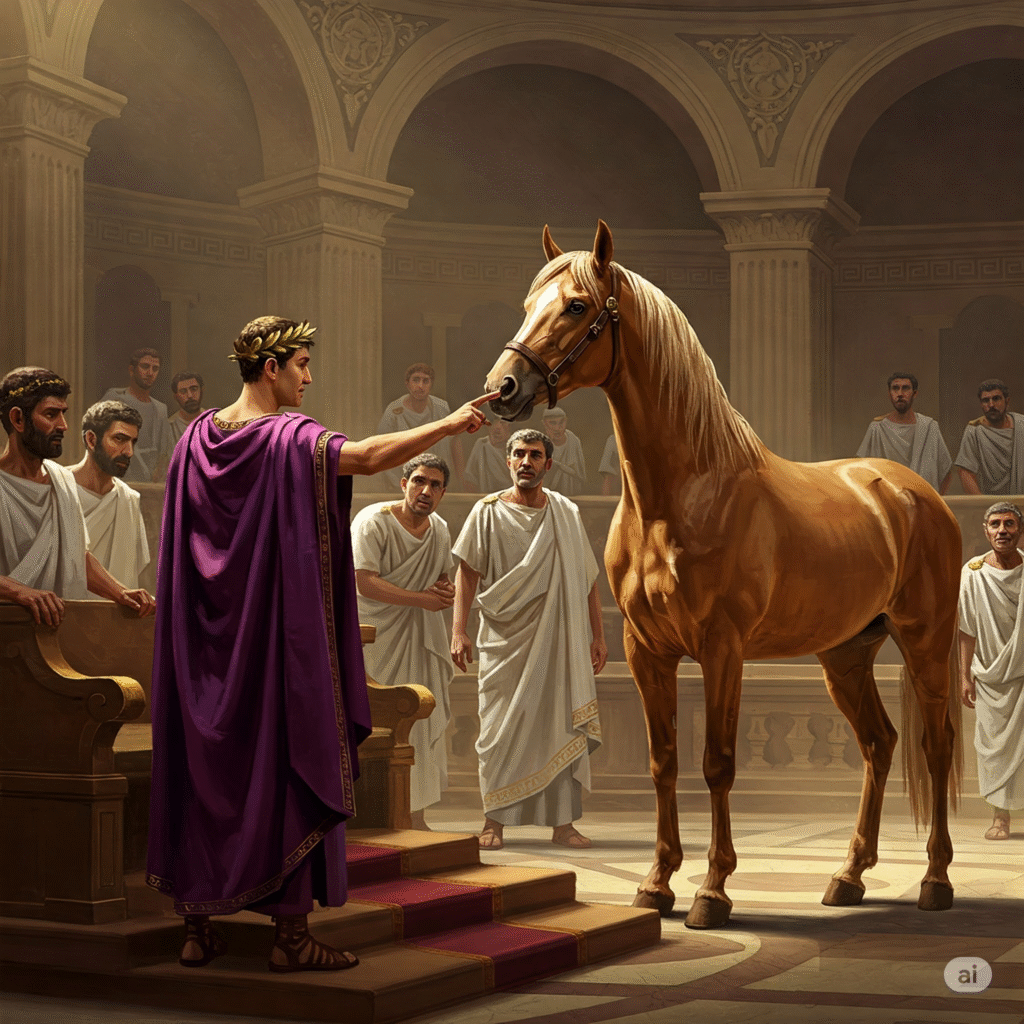 Imperador Romano Nomeou Seu Cavalo Para o Senado: Calígula e Incitatus